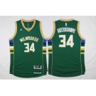 nba milwaukee bucks #34 giannis antetokounmpo green[2016 new][antetokounmpo]