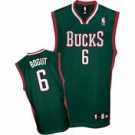 nba milwaukee bucks #6 andrew bogut green